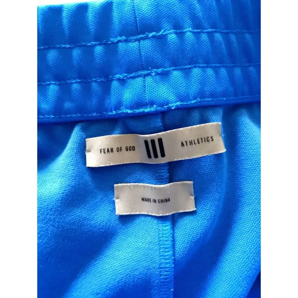 Fear Of God x Adidas Shorts Mens Athletic Medium Royal Blue Track IW8934